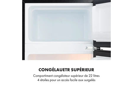Réfrigérateur top KLARSTEIN Réfrigérateur-congélateur combiné Big Daddy Cool 87 Litre 40dB