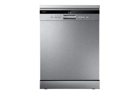 Lave-vaisselle pose libre Comfee Lave-Vaisselle Pose Libre 14 couverts, 8 Programmes de Lavage, 44 dB(A) Départ Différé, Demi-Charge, Inox [Energy Class C]