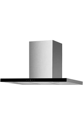 Hotte décorative murale Faber Hotte décorative murale 90cm 67db 530m3/h inox/noir 5649940